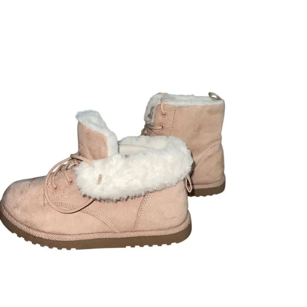 Gap Kids Girls 2 Boots Fully Lined School‎ Casual Autumn Outdoor Cozy Comfy